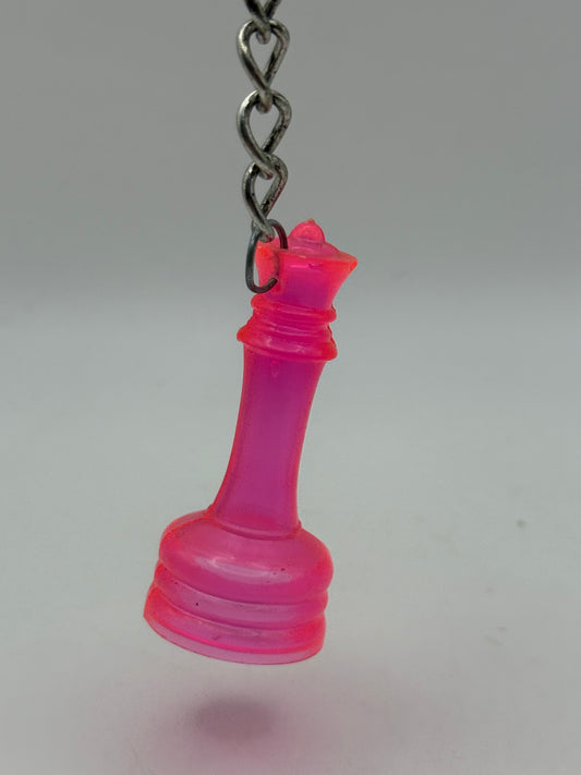 Keychains - Chess Piece - Pink Queen #105730