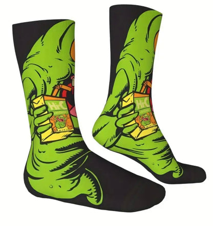 Ghostbusters - Socks - Slimer Pizza #107289