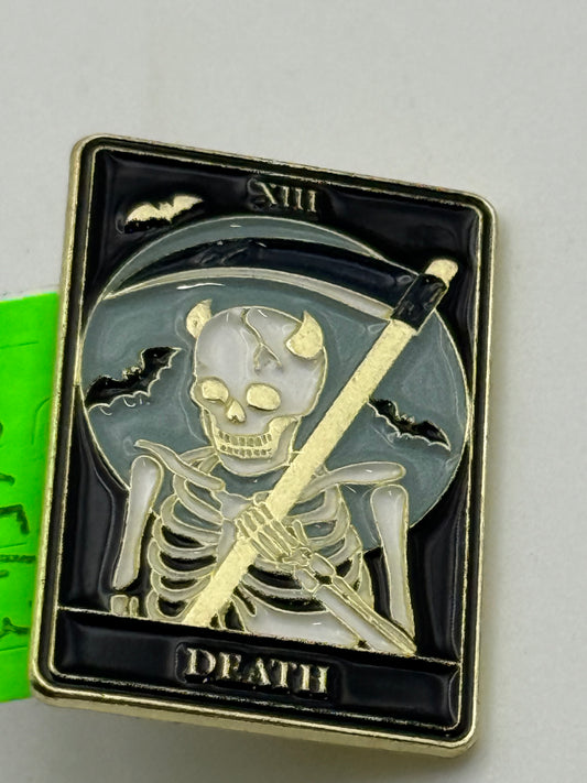 Enamel Pin - Occult - Death Skeleton #106543