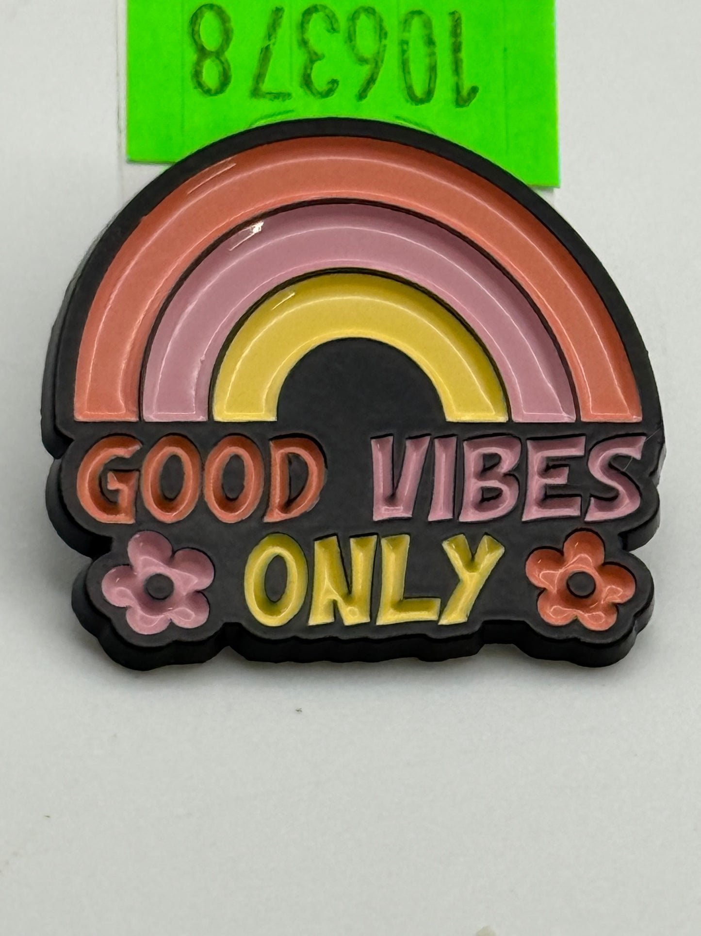 Enamel Pin - Phrases & Thoughts - Rainbow - Good Vibes Only #106378