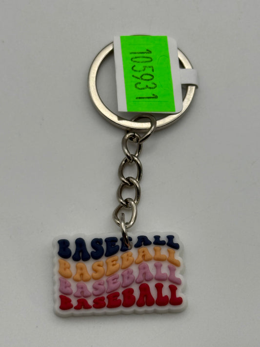 Keychains - PVC - Baseball - Baseball Colors #105931