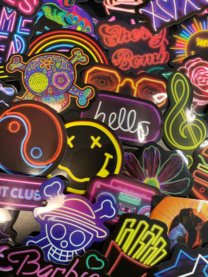 Neon Stickers