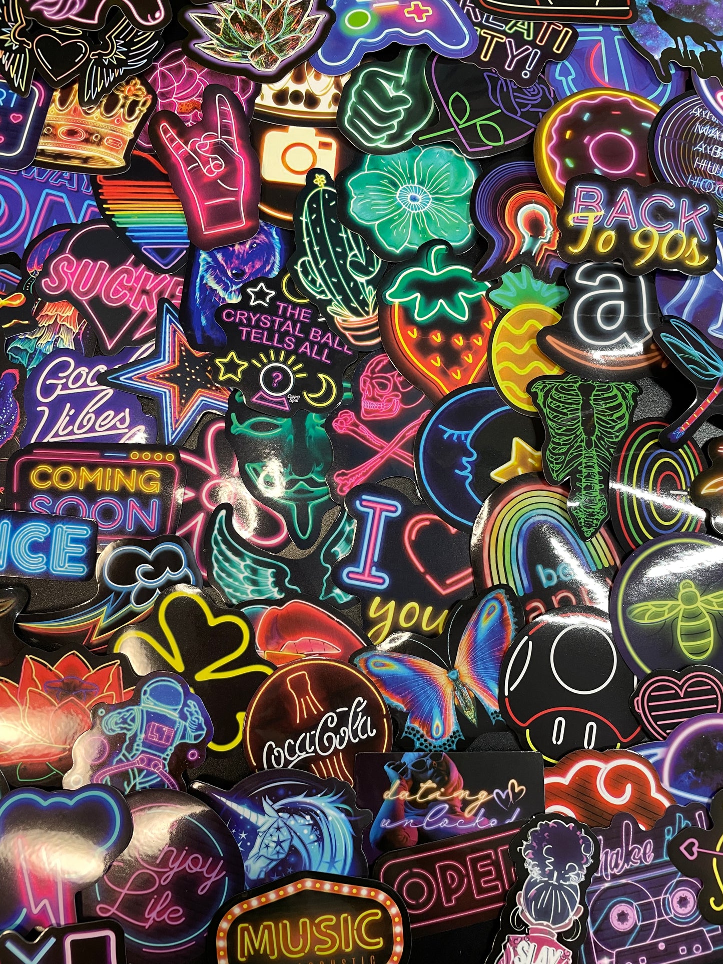 Neon Stickers