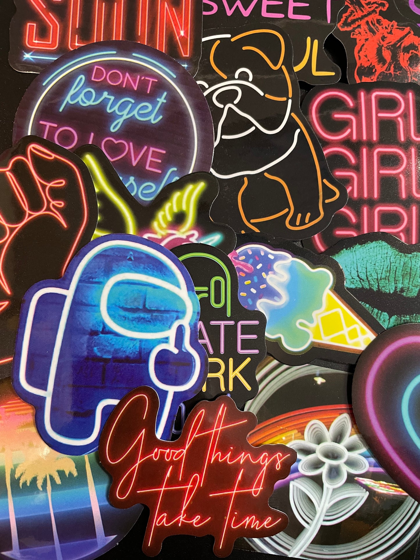 Neon Stickers