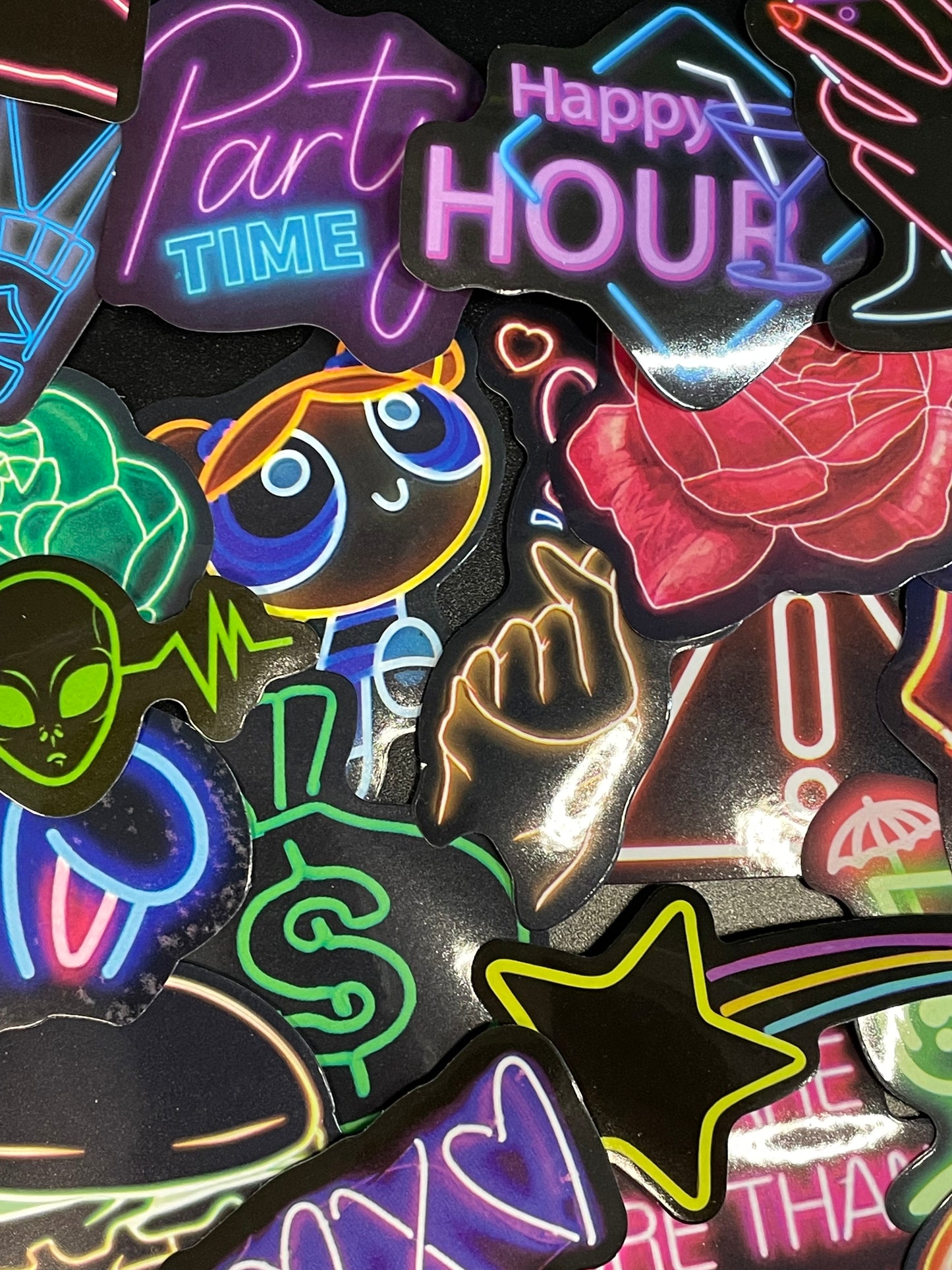 Neon Stickers