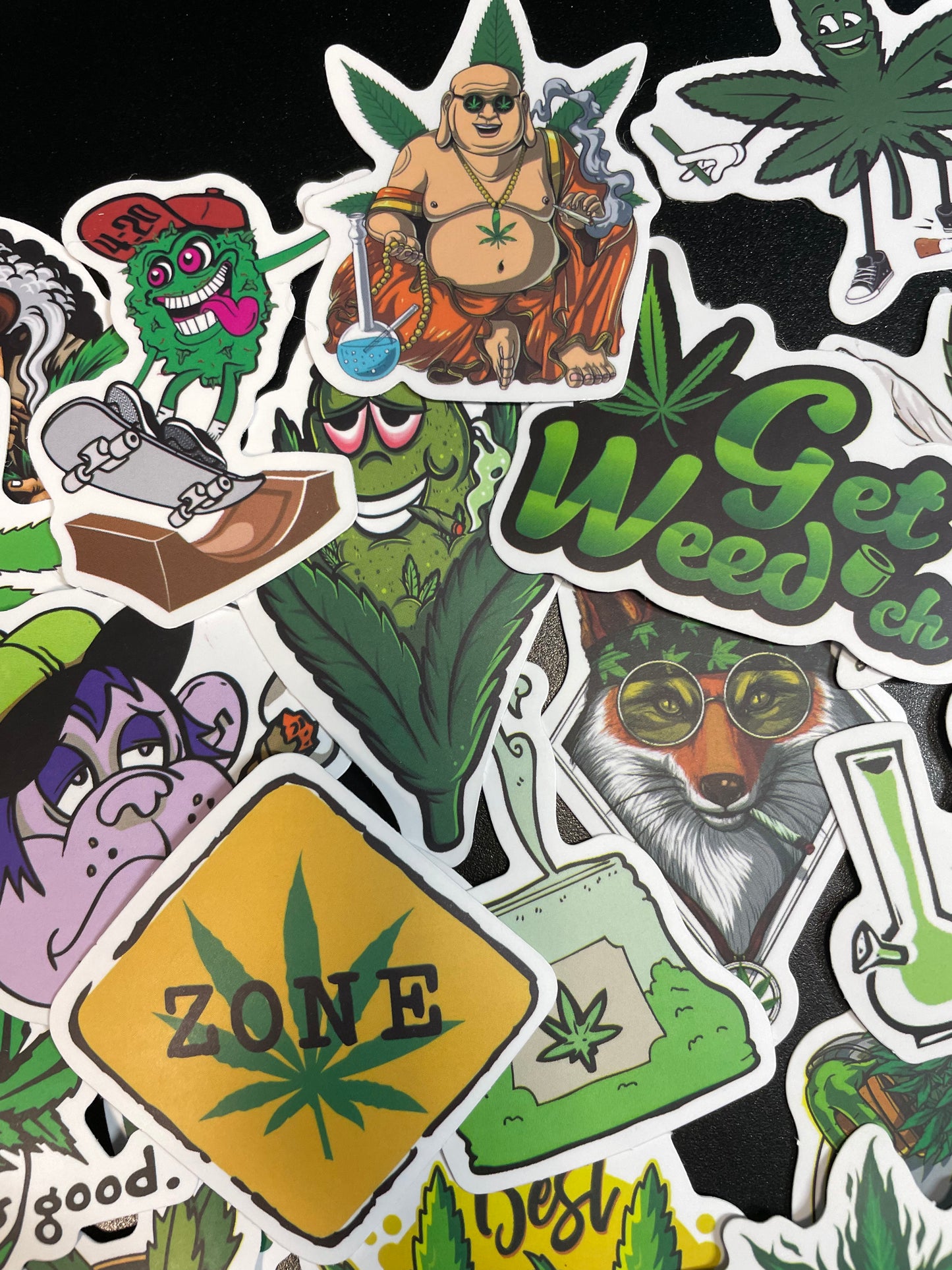 Funky “Potted” Stickers